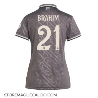 Real Madrid Brahim Diaz #21 Maglia Gara Terza Repliche 2024-25 Donna